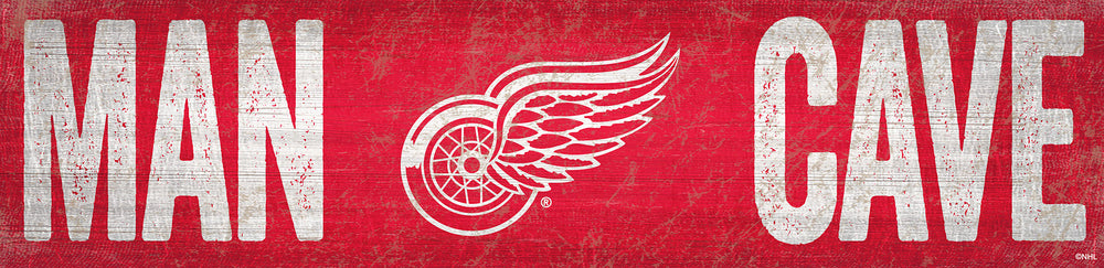 Wholesale NHL / H0845-Man Cave 6x24 / H0845-Detroit Red Wings