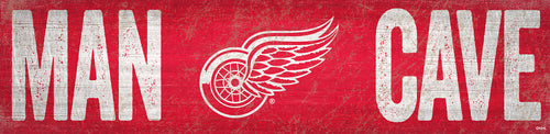 Wholesale NHL / H0845-Man Cave 6x24 / H0845-Detroit Red Wings