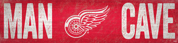 Wholesale NHL / H0845-Man Cave 6x24 / H0845-Detroit Red Wings