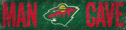 Wholesale NHL / H0845-Man Cave 6x24 / H0845-Minnesota Wild