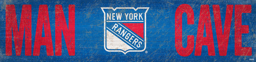 Wholesale NHL / H0845-Man Cave 6x24 / H0845-New York Rangers