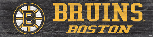 Wholesale NHL / H0846-Team Name 6x24 / H0846-Boston Bruins