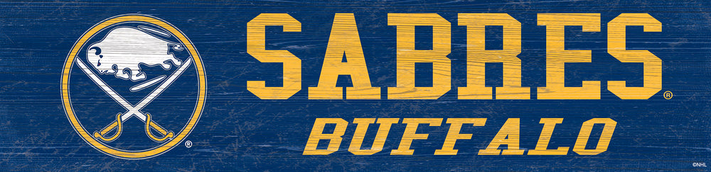 Wholesale NHL / H0846-Team Name 6x24 / H0846-Buffalo Sabres