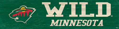 Wholesale NHL / H0846-Team Name 6x24 / H0846-Minnesota Wild