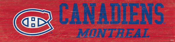 Wholesale NHL / H0846-Team Name 6x24 / H0846-Montreal Canadiens