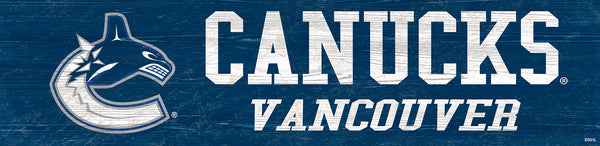 Wholesale NHL / H0846-Team Name 6x24 / H0846-Vancouver Canucks