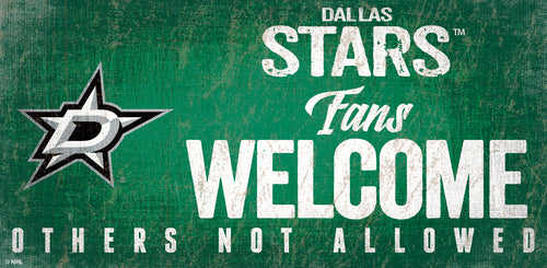 Wholesale NHL / H0847-Fans Welcome 6x12 H / H0847-Dallas Stars