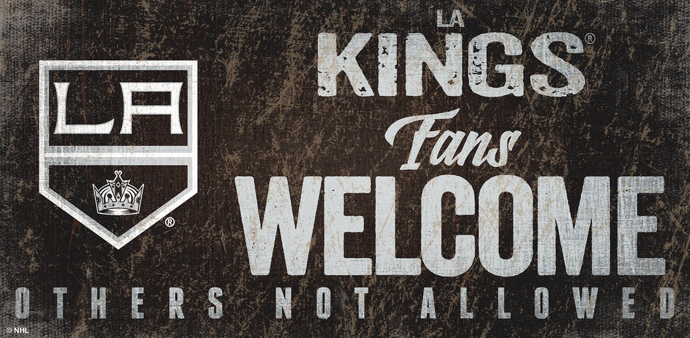 Wholesale NHL / H0847-Fans Welcome 6x12 H / H0847-Los Angeles Kings