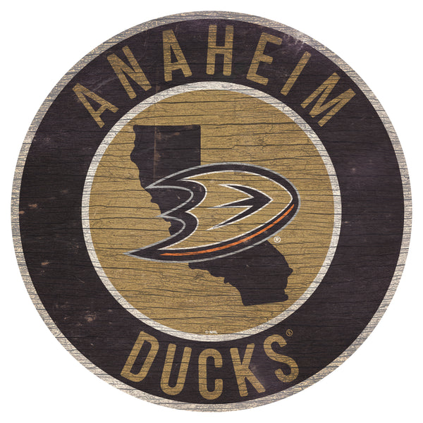 Wholesale NHL / H0866-12 in Circle with State / H0866-Anaheim Ducks