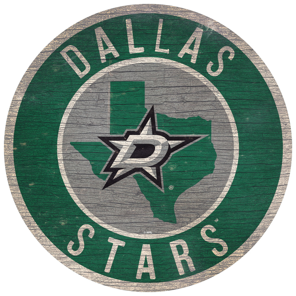 Wholesale NHL / H0866-12 in Circle with State / H0866-Dallas Stars