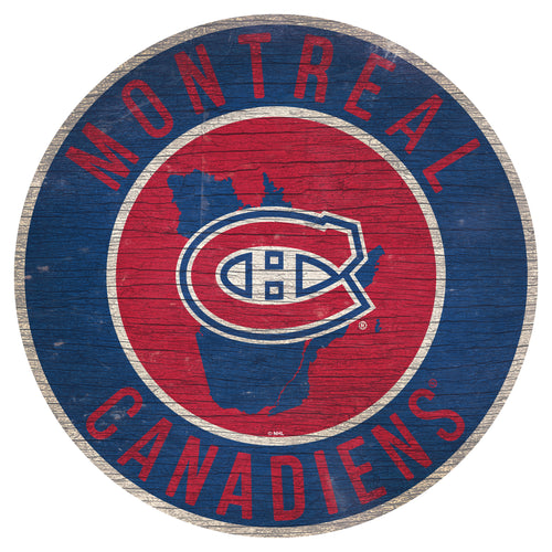 Wholesale NHL / H0866-12 in Circle with State / H0866-Montreal Canadiens