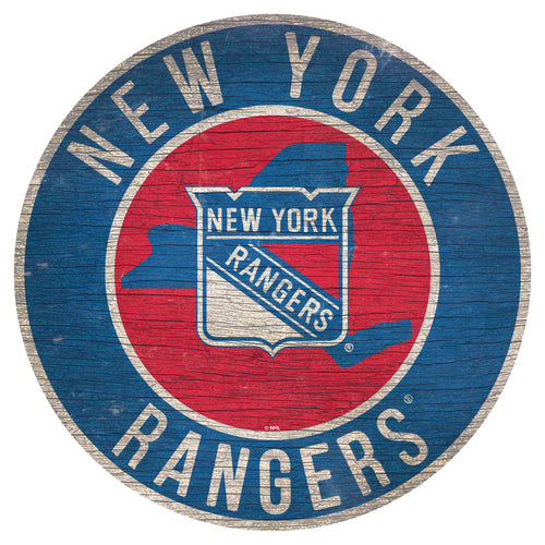 Wholesale NHL / H0866-12 in Circle with State / H0866-New York Rangers