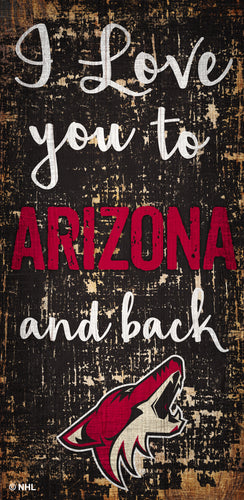 Wholesale NHL / H0868 - I love you 6x12 / H0868-Arizona Coyotes