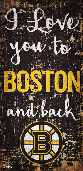 Wholesale NHL / H0868 - I love you 6x12 / H0868-Boston Bruins