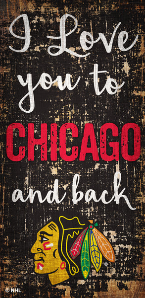 Wholesale NHL / H0868 - I love you 6x12 / H0868-Chicago Blackhawks