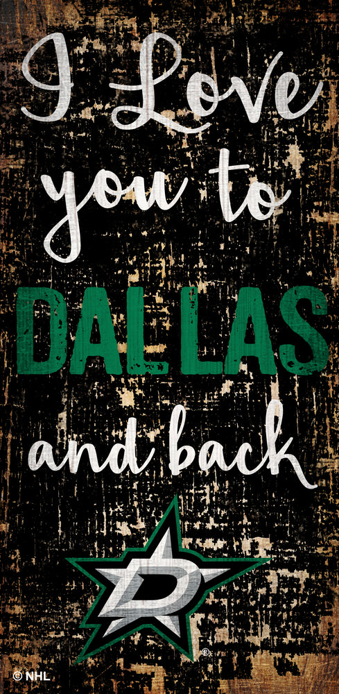 Wholesale NHL / H0868 - I love you 6x12 / H0868-Dallas Stars