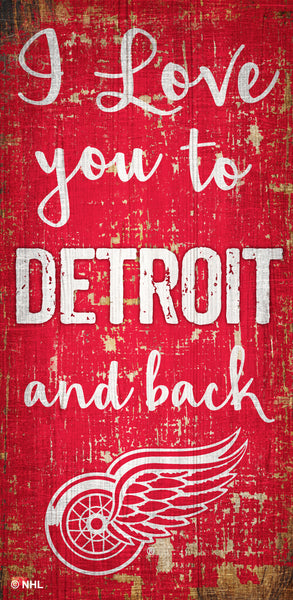 Wholesale NHL / H0868 - I love you 6x12 / H0868-Detroit Red Wings