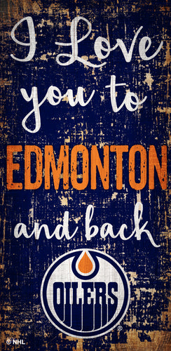 Wholesale NHL / H0868 - I love you 6x12 / H0868-Edmonton Oilers