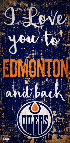 Wholesale NHL / H0868 - I love you 6x12 / H0868-Edmonton Oilers