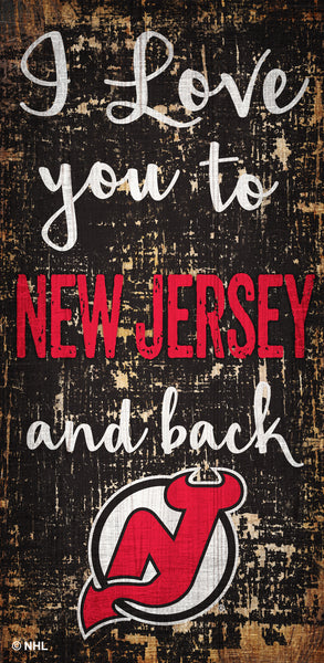 Wholesale NHL / H0868 - I love you 6x12 / H0868-New Jersey Devils