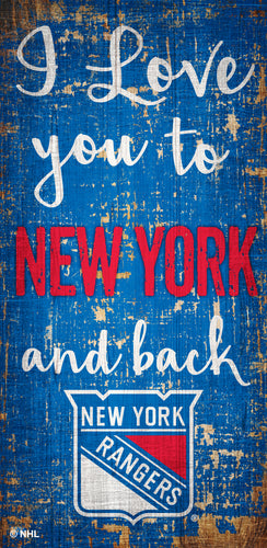 Wholesale NHL / H0868 - I love you 6x12 / H0868-New York Rangers