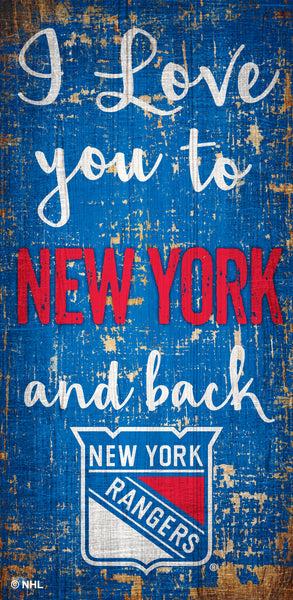 Wholesale NHL / H0868 - I love you 6x12 / H0868-New York Rangers