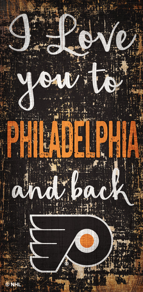 Wholesale NHL / H0868 - I love you 6x12 / H0868-Philadelphia Flyers