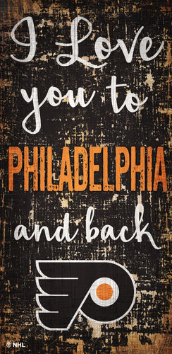 Wholesale NHL / H0868 - I love you 6x12 / H0868-Philadelphia Flyers