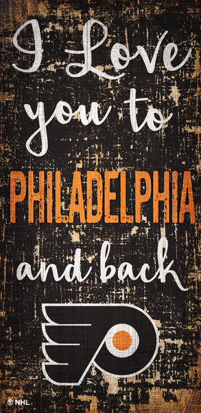Wholesale NHL / H0868 - I love you 6x12 / H0868-Philadelphia Flyers
