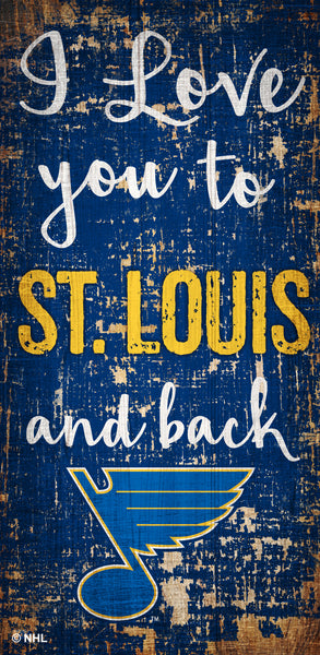 Wholesale NHL / H0868 - I love you 6x12 / H0868-St. Louis Blues