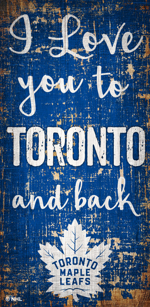 Wholesale NHL / H0868 - I love you 6x12 / H0868-Toronto Maple Leafs