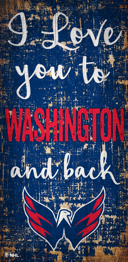 Wholesale NHL / H0868 - I love you 6x12 / H0868-Washington Capitals