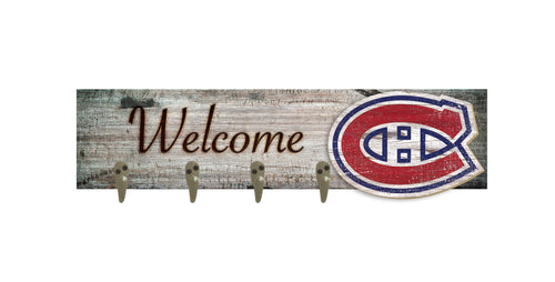 Wholesale NHL / H0873-Coat Hanger Welcome 6x24 / H0873-Montreal Canadiens