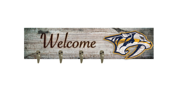 Wholesale NHL / H0873-Coat Hanger Welcome 6x24 / H0873-Nashville Predators