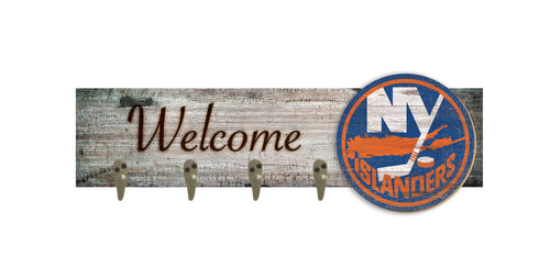 Wholesale NHL / H0873-Coat Hanger Welcome 6x24 / H0873-New York Islanders