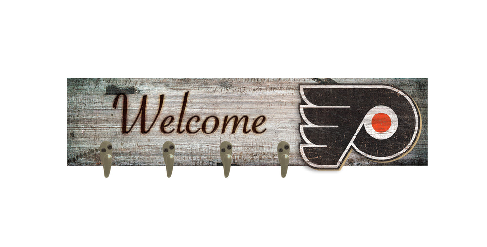 Wholesale NHL / H0873-Coat Hanger Welcome 6x24 / H0873-Philadelphia Flyers