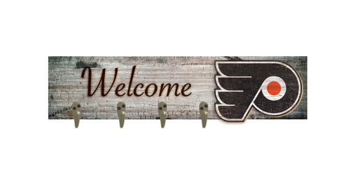 Wholesale NHL / H0873-Coat Hanger Welcome 6x24 / H0873-Philadelphia Flyers