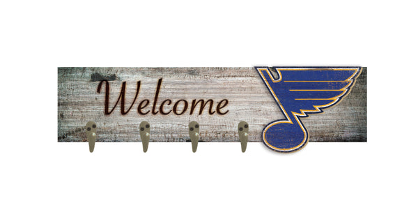 Wholesale NHL / H0873-Coat Hanger Welcome 6x24 / H0873-St Louis Blues