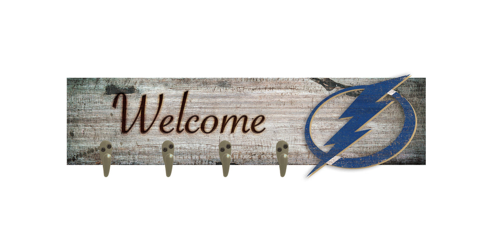 Wholesale NHL / H0873-Coat Hanger Welcome 6x24 / H0873-Tampa Bay Lightning