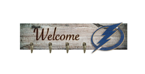 Wholesale NHL / H0873-Coat Hanger Welcome 6x24 / H0873-Tampa Bay Lightning