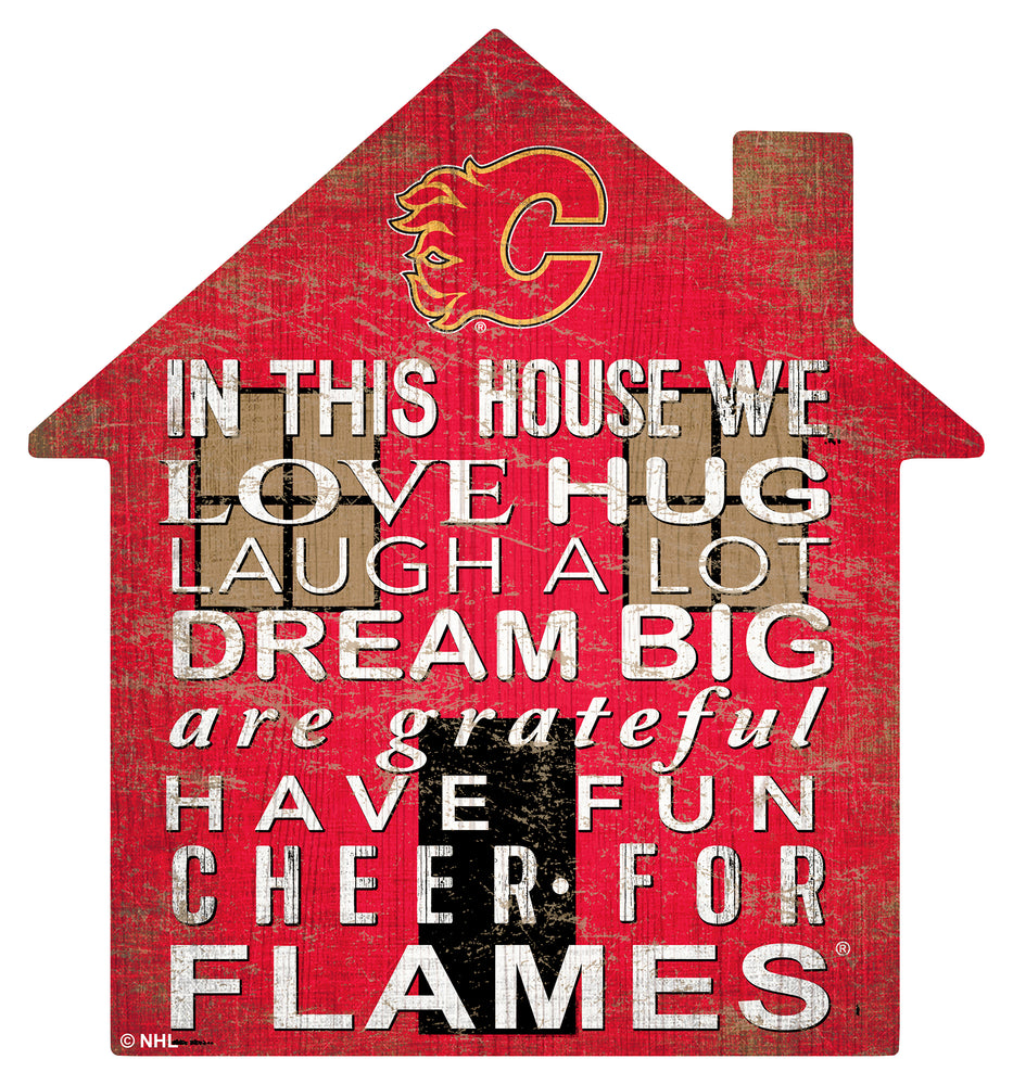 Wholesale NHL / H0880-House 12in / H0880-Calgary Flames