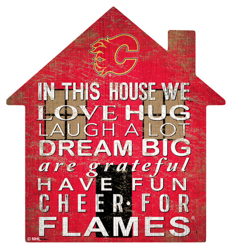 Wholesale NHL / H0880-House 12in / H0880-Calgary Flames