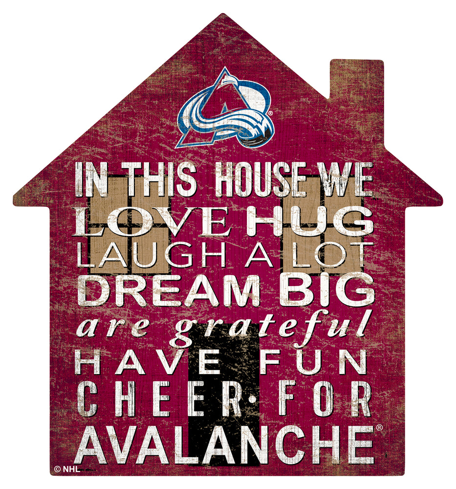 Wholesale NHL / H0880-House 12in / H0880-Colorado Avalanche