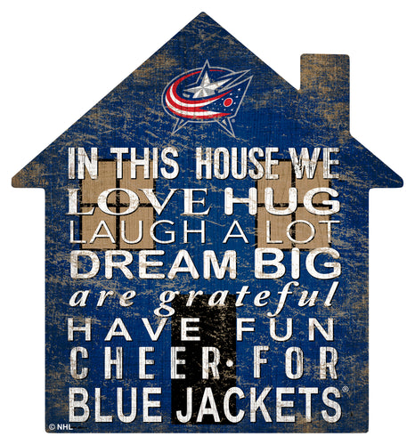 Wholesale NHL / H0880-House 12in / H0880-Columbus Blue Jackets