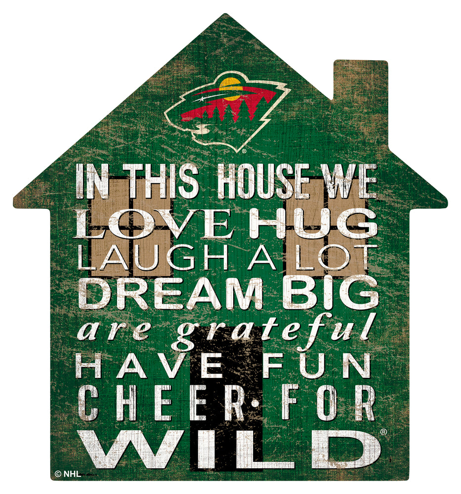 Wholesale NHL / H0880-House 12in / H0880-Minnesota Wild