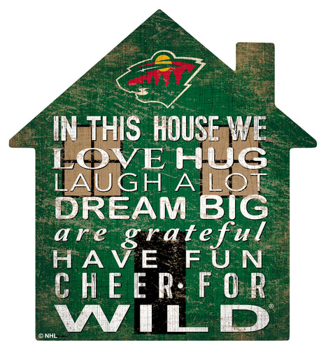 Wholesale NHL / H0880-House 12in / H0880-Minnesota Wild