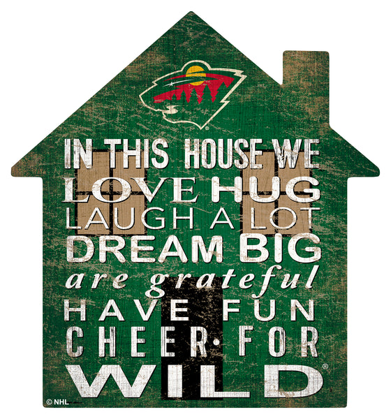 Wholesale NHL / H0880-House 12in / H0880-Minnesota Wild