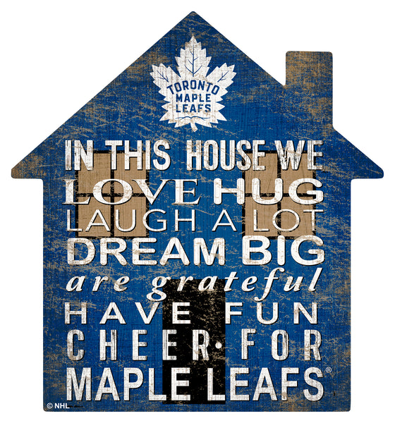 Wholesale NHL / H0880-House 12in / H0880-Toronto Maple Leafs