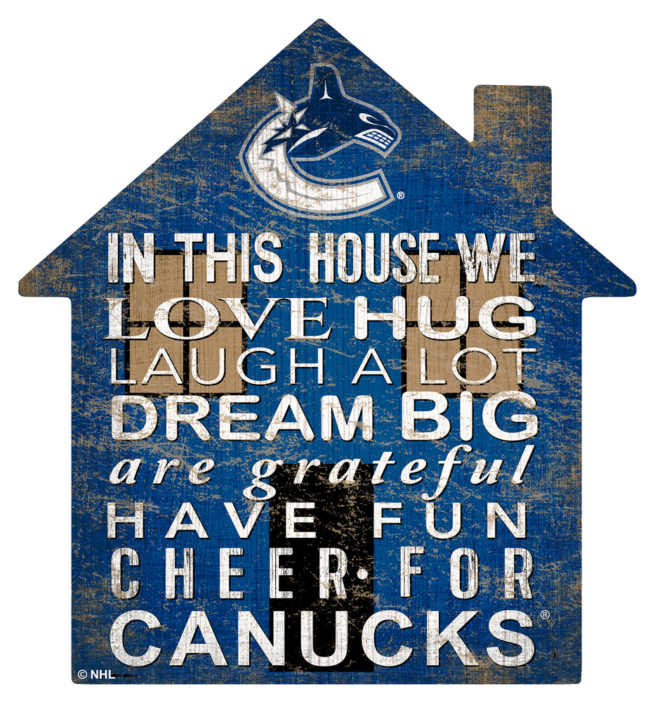 Wholesale NHL / H0880-House 12in / H0880-Vancouver Canucks