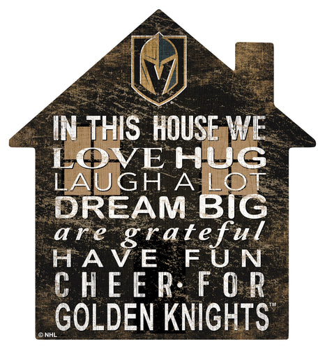 Wholesale NHL / H0880-House 12in / H0880-Vegas Golden Knights